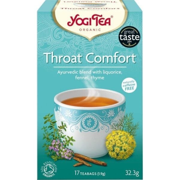 YogiTea  Yogi tea Throat Comfort (για τον πονόλαιμο) 17φακ