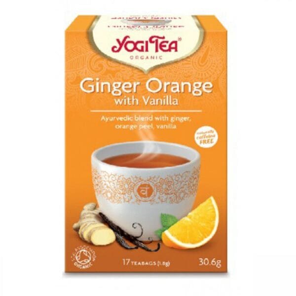 YogiTea  Yogi tea Ginger orange vanilla 17φακ