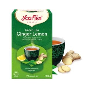 Yogi Tea Πράσινο Τσάι Ginger Lemon 17 Φακελάκια 30.6gr