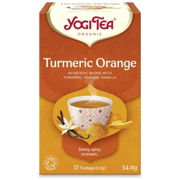 Yogi Tea Κουρκουμά Orange 17 Φακελάκια 34gr
