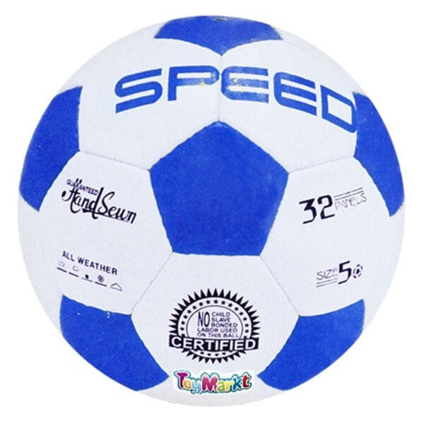 Μπάλα Ποδοσφαίρου Speed 5 Χρώματα ~290 gr ToyMarkt 91393 - Μπλε - (1ΤΕΜ) - (71-373)