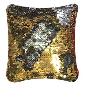 Μαξιλάρι Τετράγωνο Μαγικές Πούλιες 18x18cm ToyMarkt 99453 - Χρυσό - (1ΤΕΜ) - (79-433)