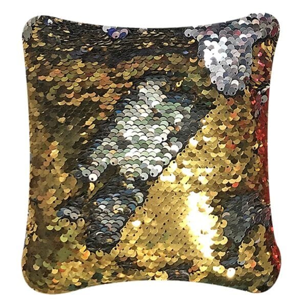Μαξιλάρι Τετράγωνο Μαγικές Πούλιες 18x18cm ToyMarkt 99453 - Χρυσό - (1ΤΕΜ) - (79-433)