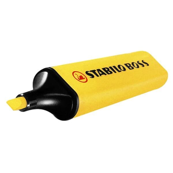 Μαρκαδόρος Υπογραμμίσεως Stabilo Boss Original 5mm Stabilo 70/24 - Κίτρινο - (10ΤΕΜ) - (60-12)