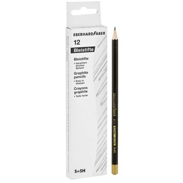 Μολύβι Μαύρο Extra Νο2=β, No4=2h, Νο5=5h πακ=12τεμ Faber 511101, 511112, 511115 - S3 - (1ΠΑΚ) - (60-637)