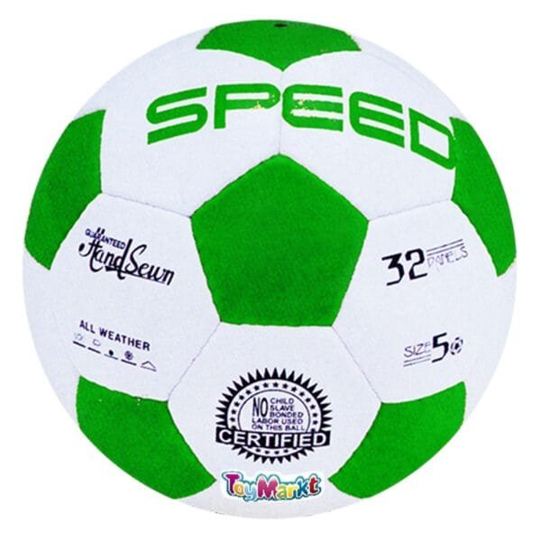Μπάλα Ποδοσφαίρου Speed 5 Χρώματα ~290 gr ToyMarkt 91393 - Πράσινο - (1ΤΕΜ) - (71-373)