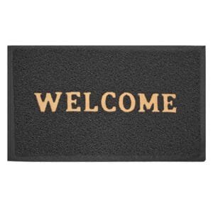 Πατάκι Χαλάκι Welcome 57x37cm Homie 101318 - Μαύρο - (1ΤΕΜ) - (81-298)