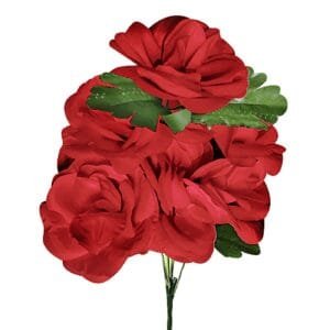 Μπουκέτο 12 Τριαντάφυλλα Φ11cm 40cm Bunny's 931407 - Κόκκινο - (2ΤΕΜ) - (73-1387)