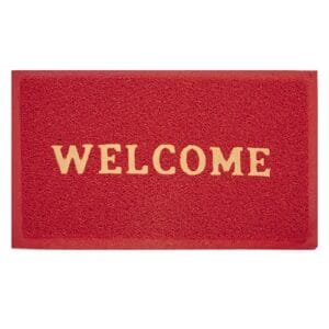 Πατάκι Χαλάκι Welcome 57x37cm Homie 101318 - Κόκκινο - (1ΤΕΜ) - (81-298)