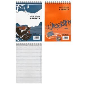 Μπλοκ Σπιράλ 4 Θεμάτων 17χ25cm JustNote 104206 - (6ΤΕΜ) - (84-186)