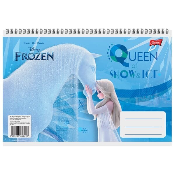Μπλοκ Ζωγραφικής 32φ Frozen με Μονόκερο 17x25cm Disney - (10ΤΕΜ) - (84-271)