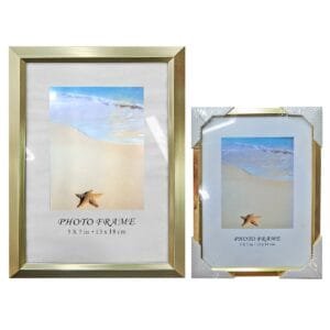 Κορνίζα Αλουμινίου Πλατιά Χρυσή 15x20cm Homie 322053 - (1ΤΕΜ) - (12-2033)