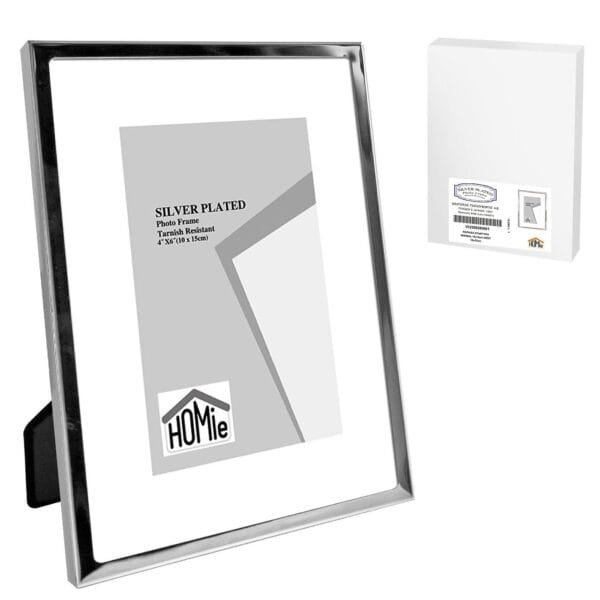 Κορνίζα Επάργυρη Minimal 10x15cm Homie 322082 - (1ΤΕΜ) - (12-2062)