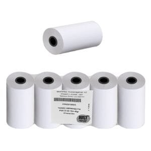 Ταινίες Θερμικές για pos 57-40 15m 48gr 57-40(Υ:57), για Pos, 15m Χαρτί JustNote 39341 - (10ΤΕΜ) - (19-321)