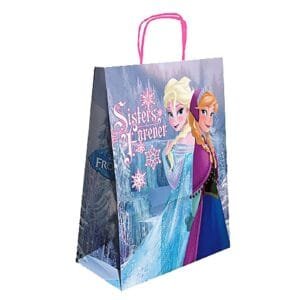 Τσάντα Δώρου Χάρτινη Frozen (40cm) 40x32x14cm Disney - (25ΤΕΜ) - (19-362)