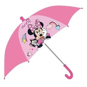 Ομπρέλα Minnie Ροζ-Άσπρο H60cm,Φ70cm Disney WD21488 - (1ΤΕΜ) - (20-1173)