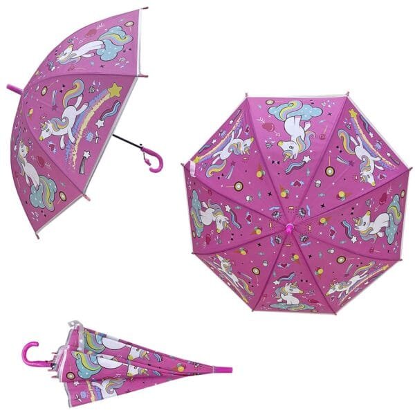 Ομπρέλα Παιδική Μονόκερος R48cm Φ84cm 4teen4ty 401328 - (1ΤΕΜ) - (20-1308)