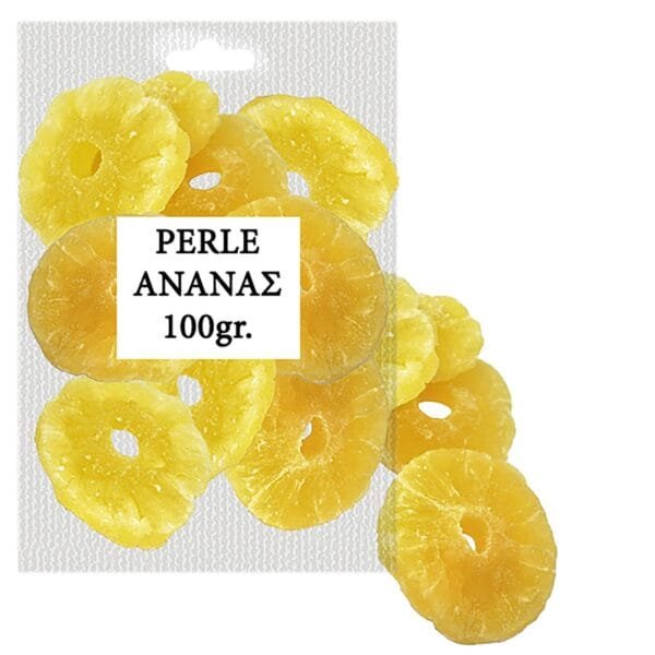 Ανανάς Αποξηραμένος Σακ=100g Perle - (1ΣΑΚ) - (24-46)