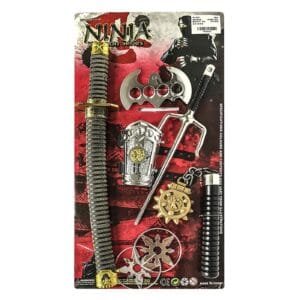 Σετ Ninja 7τεμ Καρ=50x26cm Carnavalista 232010 - (1ΣΕΤ) - (3-1990)