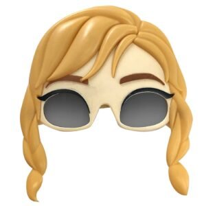 Γυαλιά Αποκριάτικα Κοριτσάκι με Κοτσίδες 19x16cm Carnavalista 232150 - (1ΤΕΜ) - (3-2130)