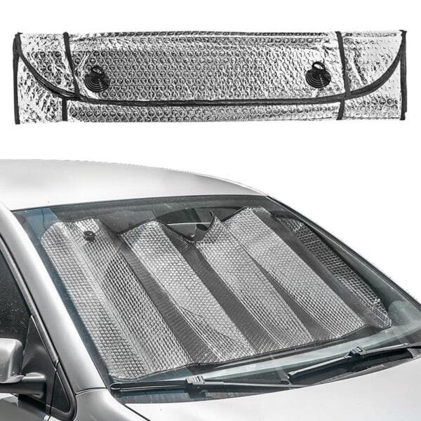 Ηλιοπροστασία Αυτοκινήτου Aluminium 60x130cm SummerTiempo 621523 - (1ΤΕΜ) - (42-1503)