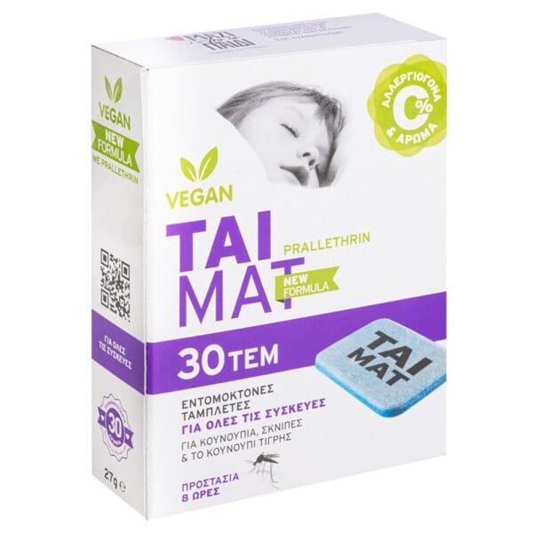 Εντομοκτόνες Ταμπλέτες Vegan TAI ματ 30τεμ Tai - (1ΠΑΚ) - (42-549)