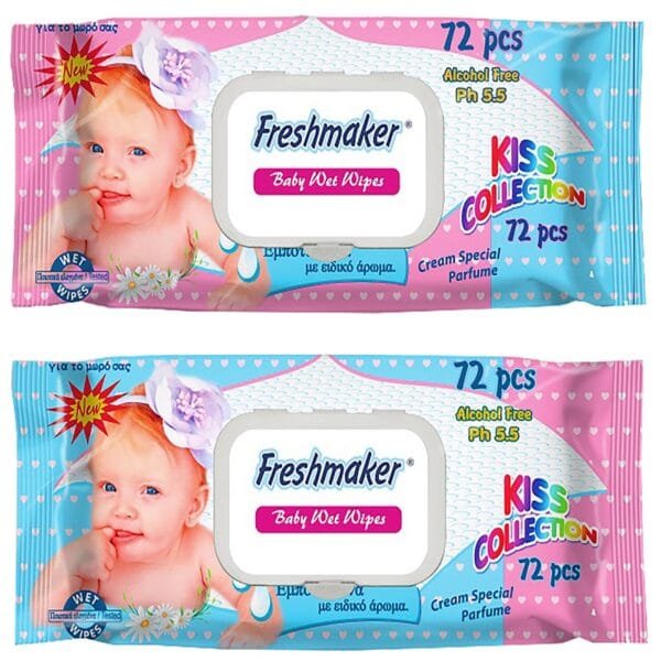 Υγρά Μωρομάντηλα Freshmaker με Καπάκι πακ=72τεμ 4teen4ty 25136 - (1ΠΑΚ) - (5-116)