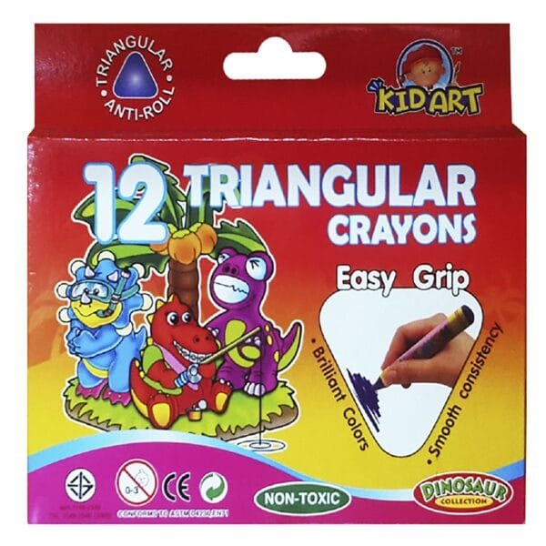 Κηρομπογιά Γίγας Dinosaur σετ=12χρωματα JustNote 80419 - (1ΣΕΤ) - (60-399)