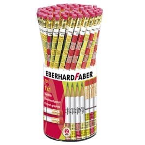 Μολύβι Γόμα Προπαίδεια πακ=72τεμ Faber 5118-72 - (1ΠΑΚ) - (60-638)