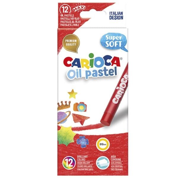 Oil Pastel Carioca σετ=12χρωμ. Carioca 43277 - (6ΣΕΤ) - (60-723)