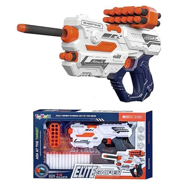 Όπλο με Μαλακές Σφαίρες Sniper Elite 45x27x6cm ToyMarkt 88796 - (1ΤΕΜ) - (68-776)