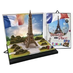 Μικρό Παζλ 3d Πύργος Άιφελ 23 τεμ 16x23cm ToyMarkt 891561 - (1ΤΕΜ) - (69-1541)