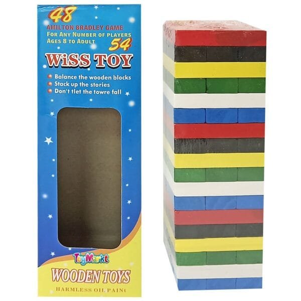 Επιτραπέζιο Χρωματιστά Τουβλάκια 23x6.5x6.5cm ToyMarkt 891654 - (1ΤΕΜ) - (69-1634)