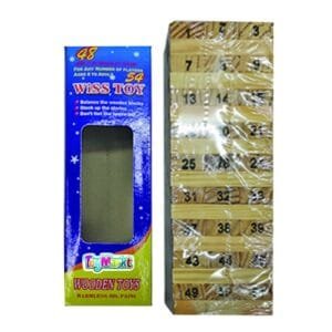Επιτραπέζιο Πύργος με Τουβλάκια 23,5χ7,5x7.5cm ToyMarkt 89348 - (1ΤΕΜ) - (69-328)