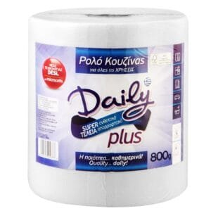 Χαρτί Κουζίνας Daily 80m 760gr Daily - (8ΤΕΜ) - (7-221)