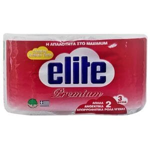 Χαρτί Υγείας Premium Elite πακ=2 Ρολά 85gr Elite - (24ΠΑΚ) - (7-59)
