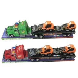 Νταλίκα Friction με 2 Δομικά Οχήματα 43x11x8cm ToyMarkt 902289 - (1ΤΕΜ) - (70-2269)