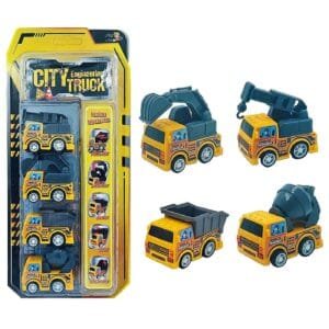 Δομικά Οχήματα Pull Back σε Καρτέλα 14x30x3cm ToyMarkt 902303 - (1ΤΕΜ) - (70-2283)