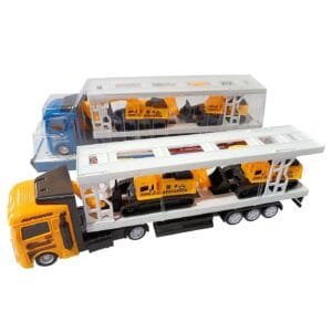 Νταλίκα Friction με 2 Δομικά Pull Back 34x11x8cm ToyMarkt 902315 - (1ΤΕΜ) - (70-2295)