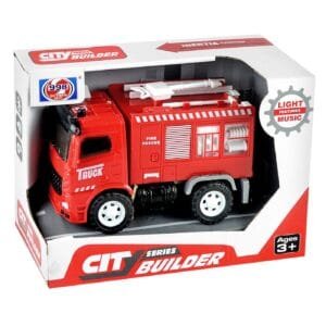 Πυροσβεστική Friction με φως + ήχο 20x14x10cm ToyMarkt 902357 - (1ΤΕΜ) - (70-2337)