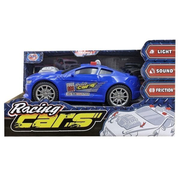Οχημα Racing Cars Friction με φως + ήχο 20x11x9cm ToyMarkt 902358 - (1ΤΕΜ) - (70-2338)