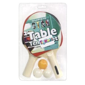 Ρακέτες + 3 Μπαλάκια Πιγκ-Πογκ 17x25cm ToyMarkt 912241 - (1ΣΕΤ) - (71-2221)