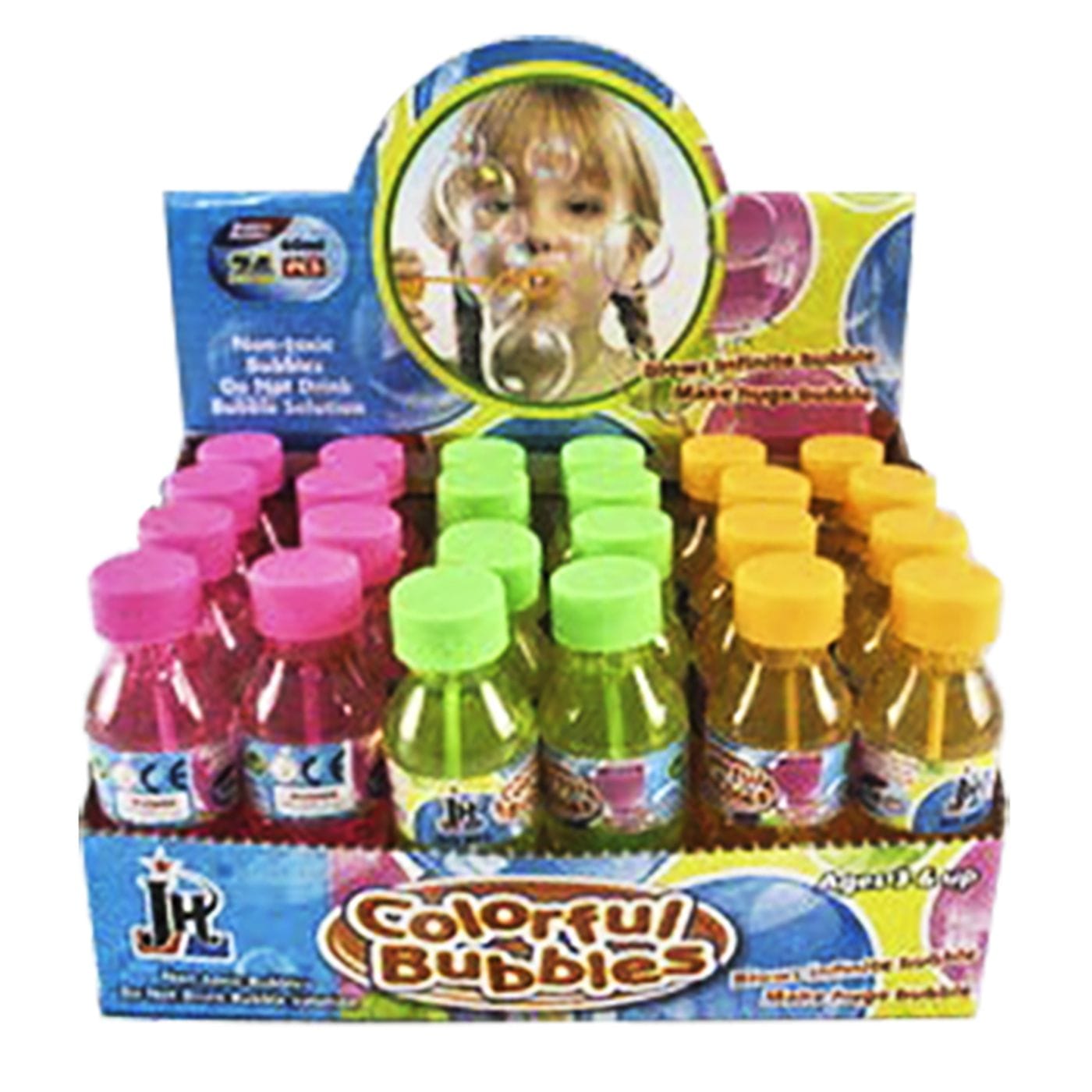 Σαπουνόφουσκες Μπουκάλι 60ml 24τεμ Κουτί 22x14x11cm ToyMarkt 912960 - (24ΤΕΜ) - (71-2940)