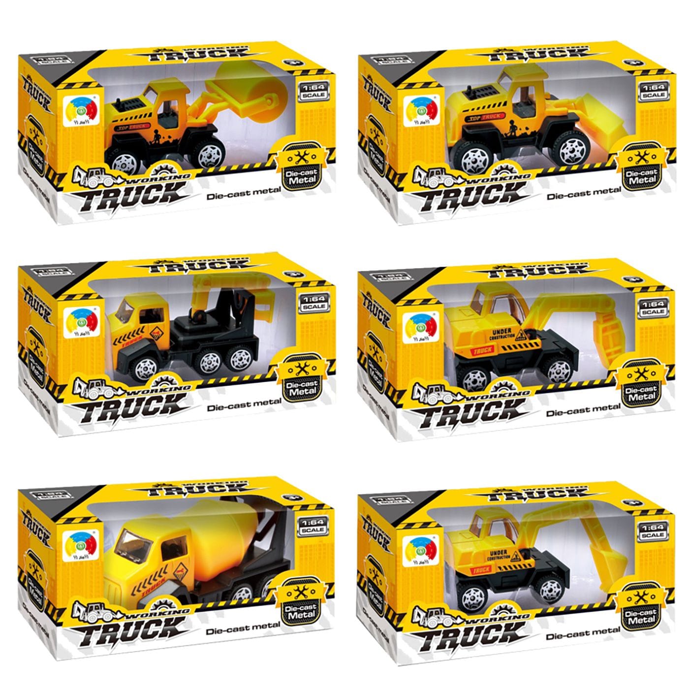 Δομικό Όχημα Free Wheels Μεταλλικό 11x5x4cm ToyMarkt 913086 - Τυχαίο-Χρώμα-Σχέδιο-Επιλογή - (1ΤΕΜ) - (71-3066)