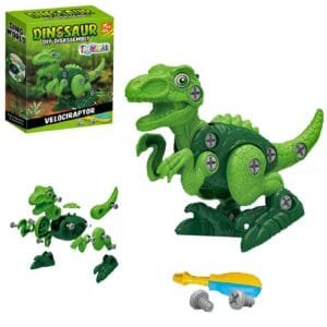 Δεινόσαυρος Velociraptor Συναρμολογούμενο 32 τεμ 16x20x5.5cm ToyMarkt 913275 - (1ΤΕΜ) - (71-3255)