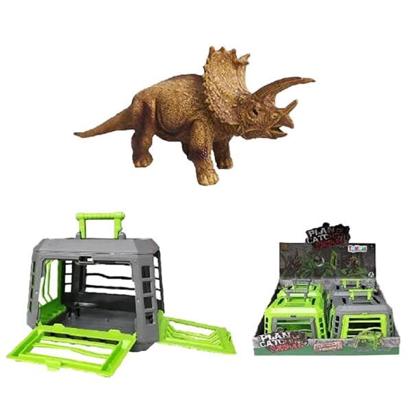 Δεινοσαυράκι pet Triceratop 18x12x13cm ToyMarkt 913288 - (1ΤΕΜ) - (71-3268)