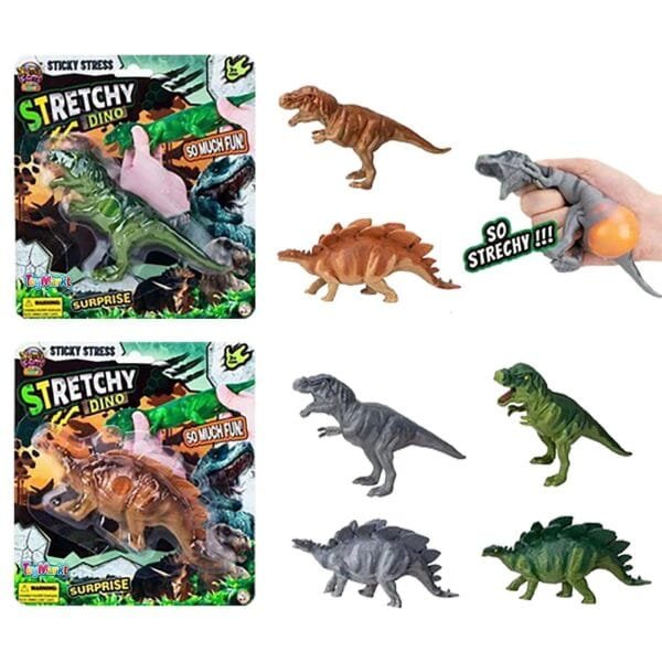 Stretchy Dino 20x22cm ToyMarkt 913391 - (1ΤΕΜ) - (71-3371)