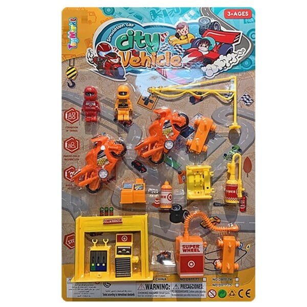 City Vehicle σε Καρτέλα 28x43cm ToyMarkt 913403 - (1ΤΕΜ) - (71-3383)