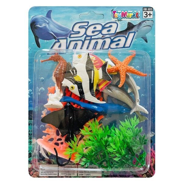 Ζώα της Θάλασσας Μίνι Καρτέλα 14x19x3cm ToyMarkt 913497 - (1ΤΕΜ) - (71-3477)