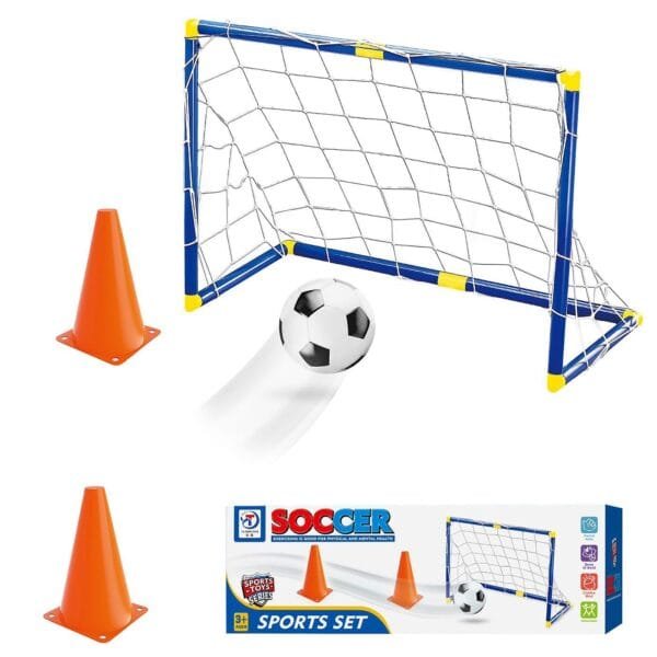 Ποδοσφαιρικό Τέρμα με Κώνους 38x12x12cm ToyMarkt 913542 - (1ΤΕΜ) - (71-3522)